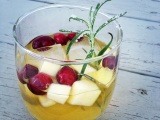 Holiday Recipe Series: Cranberry-Apple Rosemary-Infused White Sangria